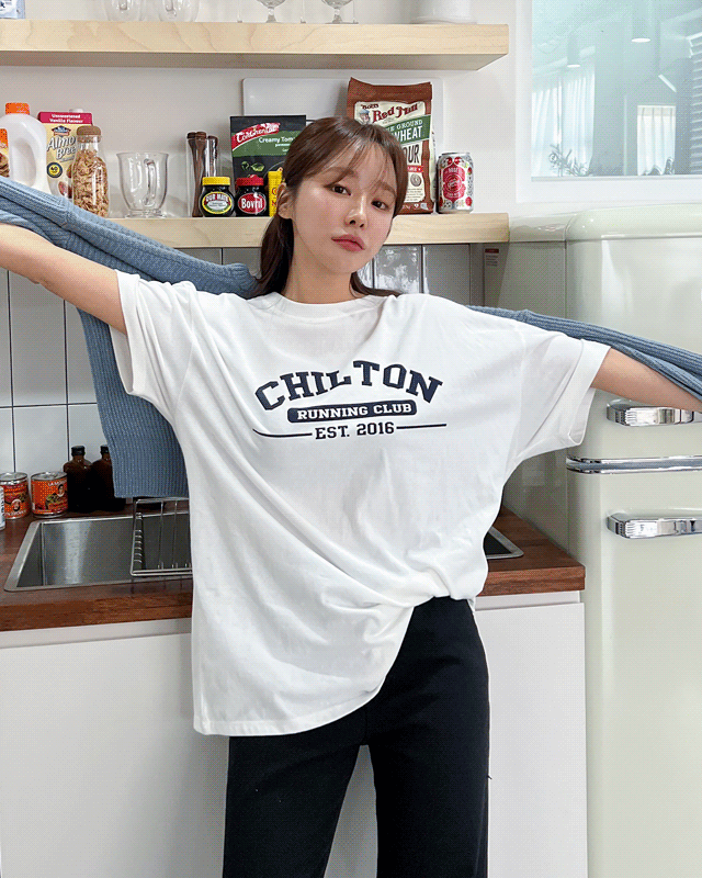 [피치기모] 칠링 루즈핏 반팔 티셔츠 (3colors)
